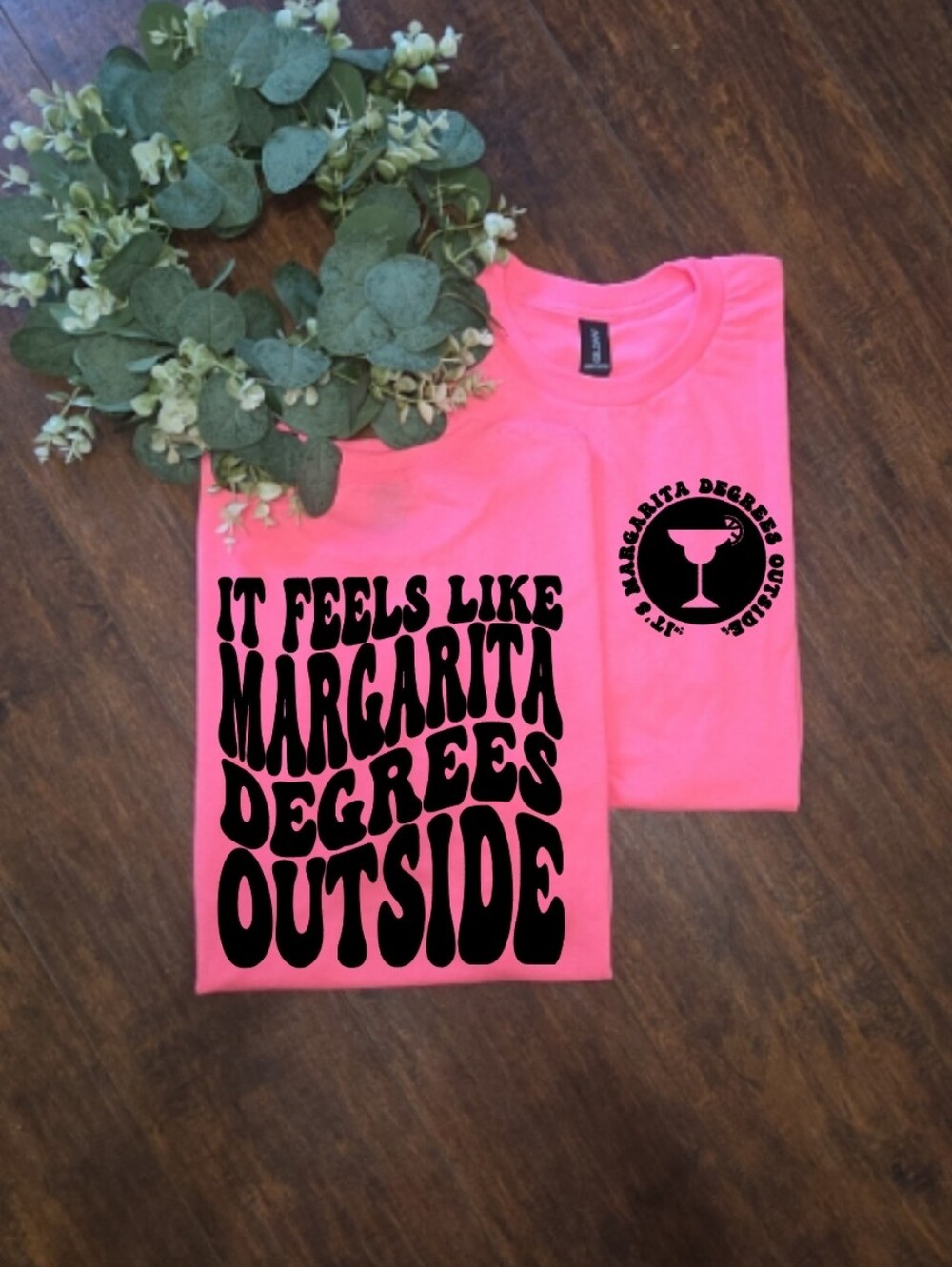 CUTE Feels Like Margarita Degrees Outside Funny Summer Trendy Shirt